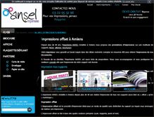 Tablet Screenshot of ansel-imprimerie.com